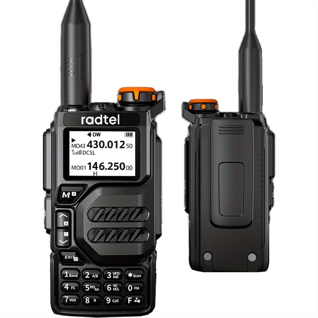 Radio Bidirectionnelle Tri Bande  RT-590 - 200 Canaux, 5 Watts, Réception Bande Aviation, Alertes Météo NOAA