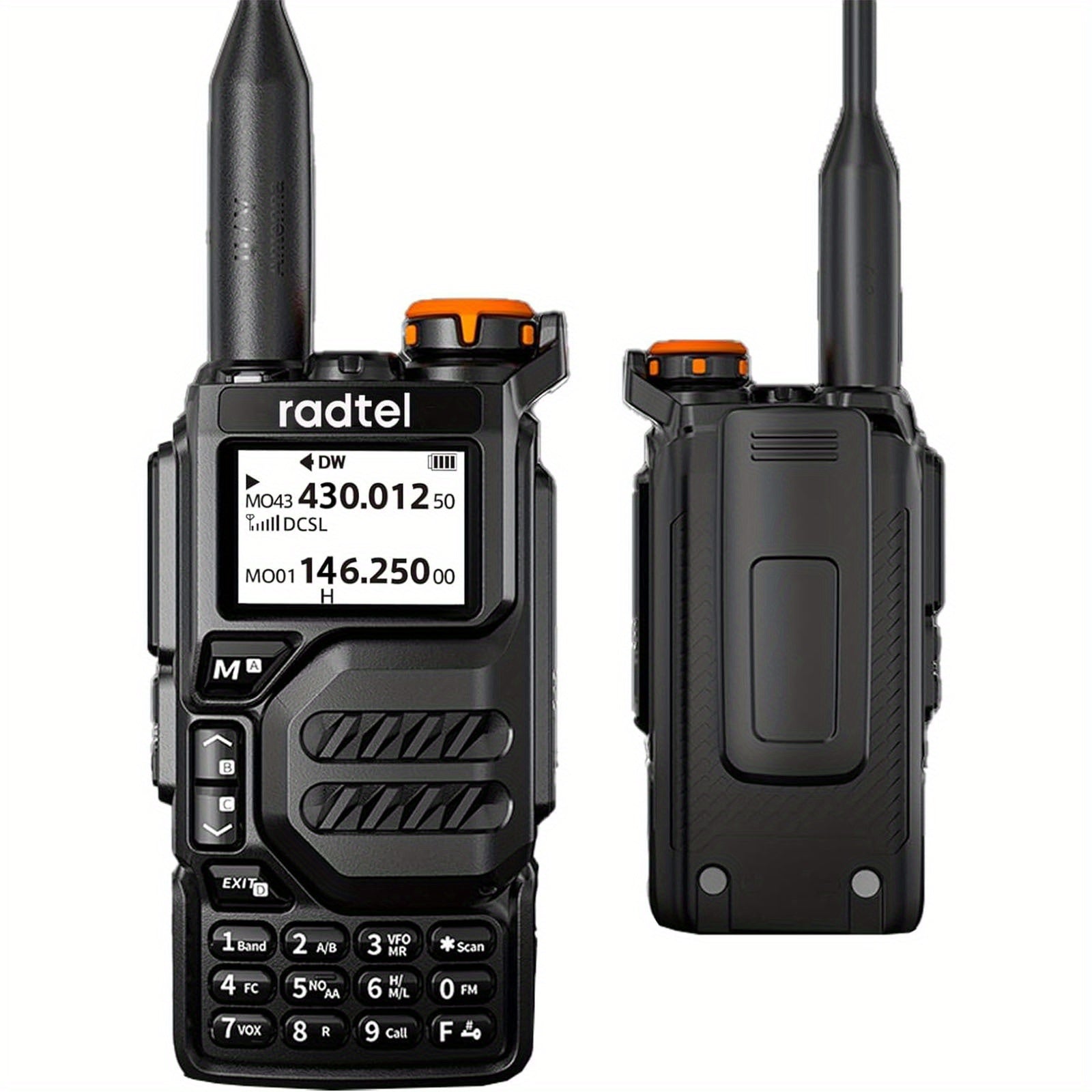 Radio Bidirectionnelle Tri Bande  RT-590 - 200 Canaux, 5 Watts, Réception Bande Aviation, Alertes Météo NOAA