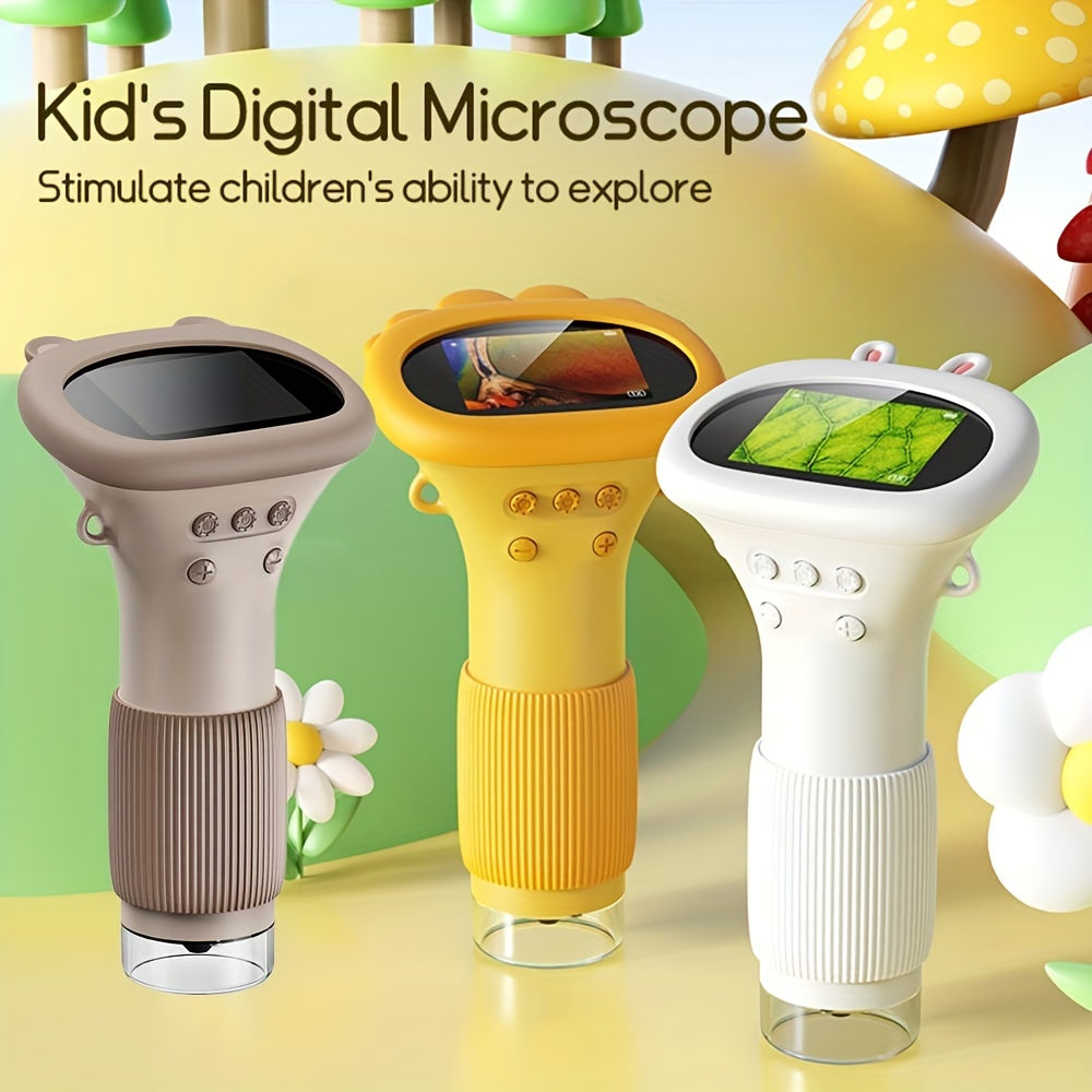 Mini Microscope numérique de poche rechargeable, cadeau éducatif pour enfants curieux de la nature