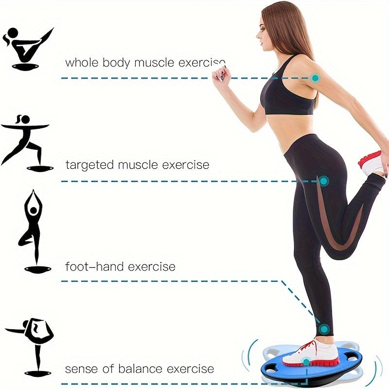 Plateau d'Équilibre de Yoga Antidérapant - Équipement de Fitness à la Maison ou Salle de Sport UNISEX