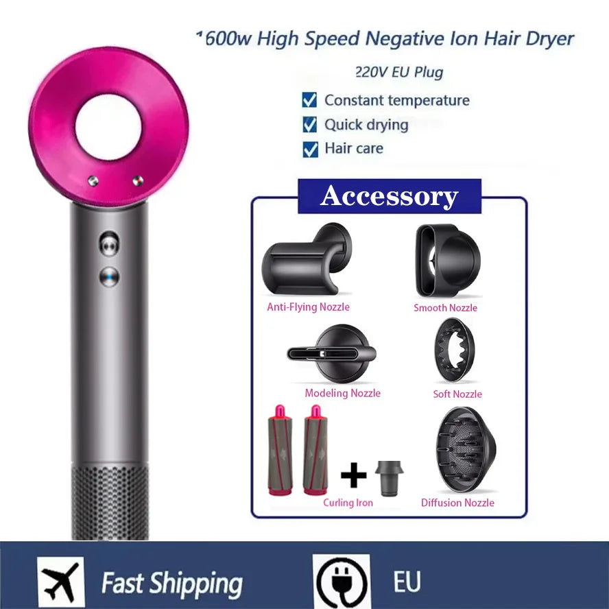 Sèche cheveux nouvelles technologies 5 en 1 ,Il prend soin du collagène dans votre cheveux