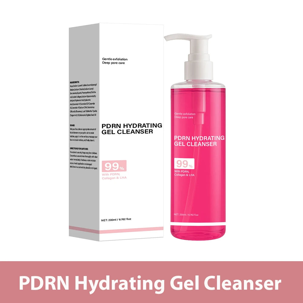 PDRN à base d'ADN de saumon , 3 produits de soins, une crème pour les yeux, une lotion lavante et une crème pour le visage