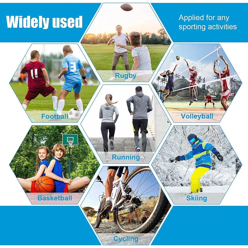 Paire de genouillères de sport résistantes aux chocs, attelle de coude, bras, jambes, manches de Compression, protection