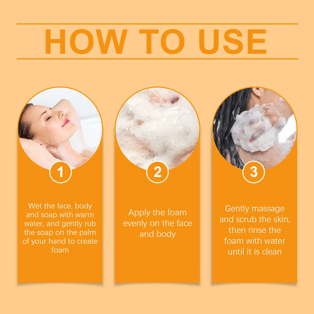 Ensemble de nos soins de la peau au curcuma, purifiant, éclaircissant pour le visage, peau visiblement plus saine