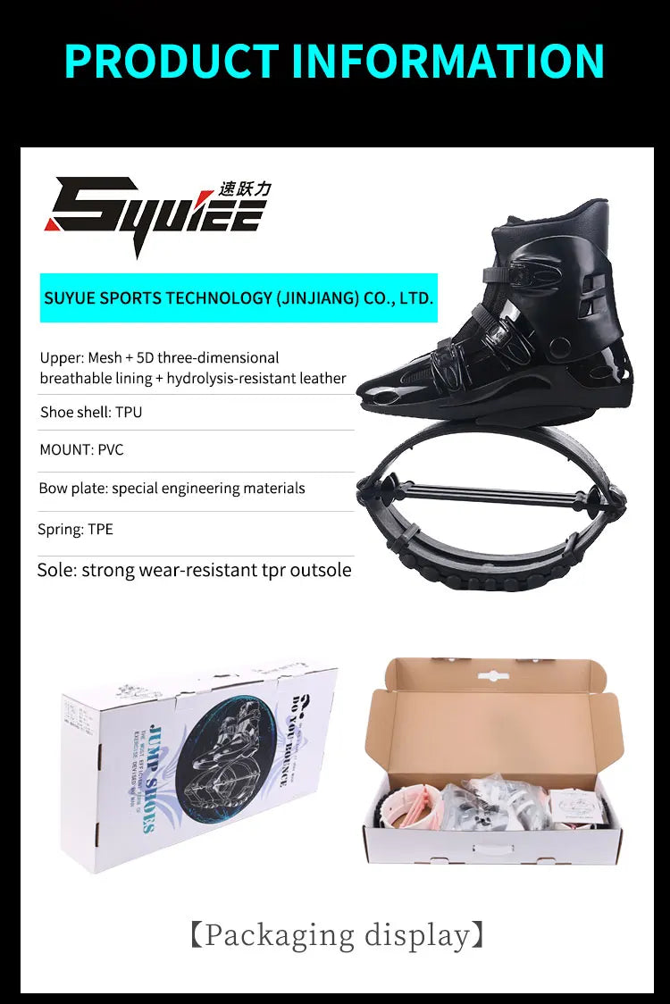 Chaussures de "saut de kangourou" UNISEX,chaussures amincissantes, rebondissantes, de fitness tonifiant