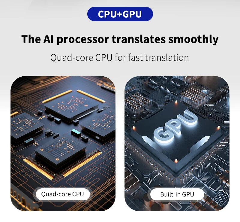 Dispositif de traduction vocale et de photos hors ligne, traducteur WiFi portable de 138 langues pour les voyages d'affaires