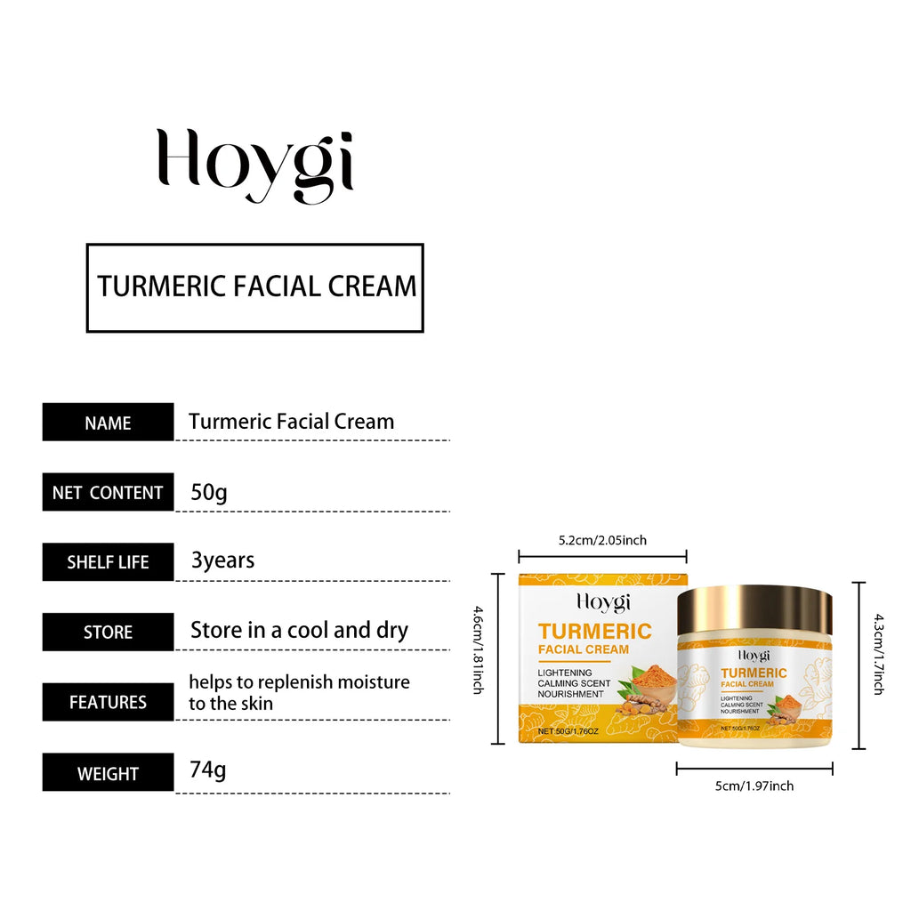 Ensemble de nos soins de la peau au curcuma, purifiant, éclaircissant pour le visage, peau visiblement plus saine