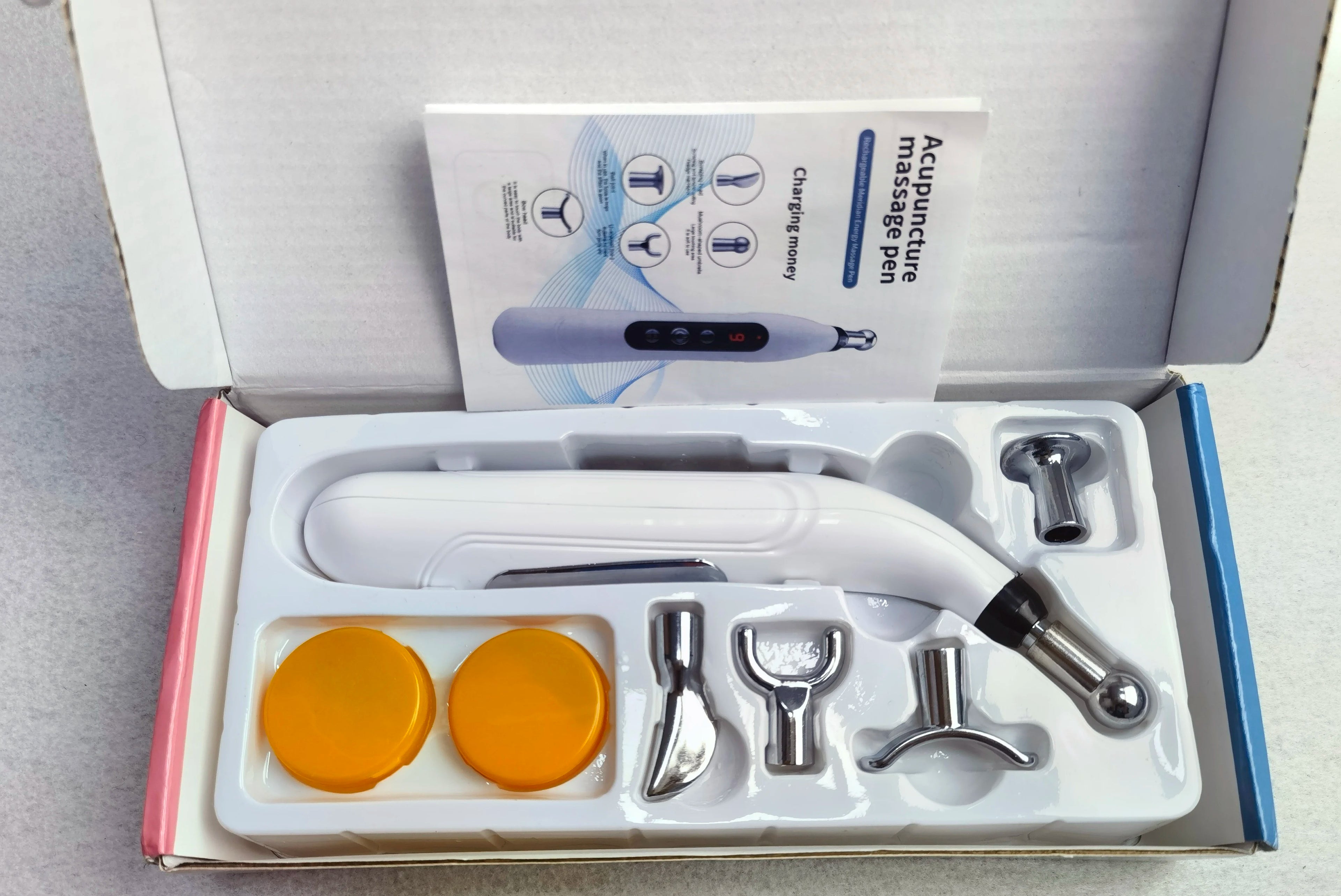 Stylo de Point d'acupuncture électro stimulation "TENS", fibromyalgie, arthrose...