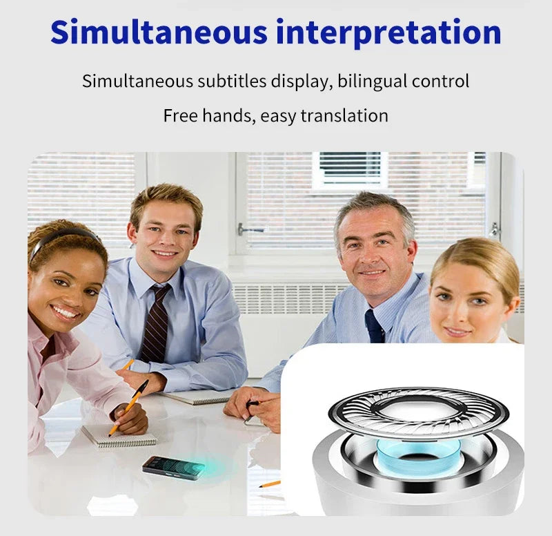 Dispositif de traduction vocale et de photos hors ligne, traducteur WiFi portable de 138 langues pour les voyages d'affaires