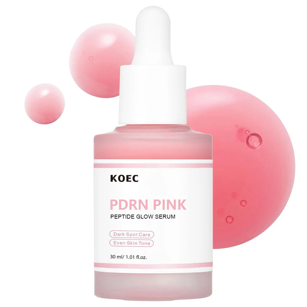 Soin Sérum Coréen au PDRN de saumon +Peptides Glow de Rosses, réveillez votre peau de son éclat ,Soin utilisé par de nombreuses Stars