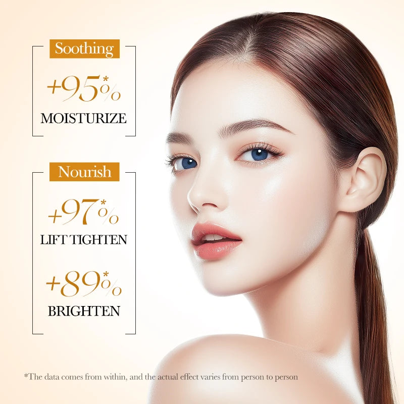 Ensemble de soins de la peau blanchissant au riz, nettoyant pour le visage ,1 toner 1 essence 1 lotion 1 crème et un sérum éclaircissant