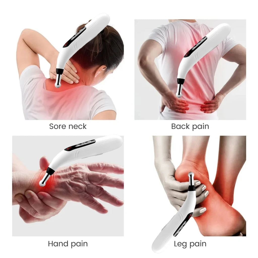 Stylo de Point d'acupuncture électro stimulation "TENS", fibromyalgie, arthrose...