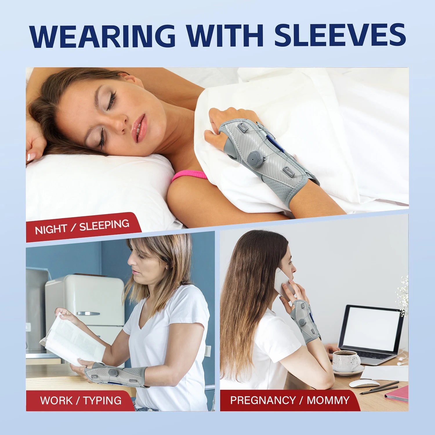 ORTHESE de poignet pour tunnel carpien tendinite, entorse, arthrite et douleurs chroniques, attelle de main réglable unisexes