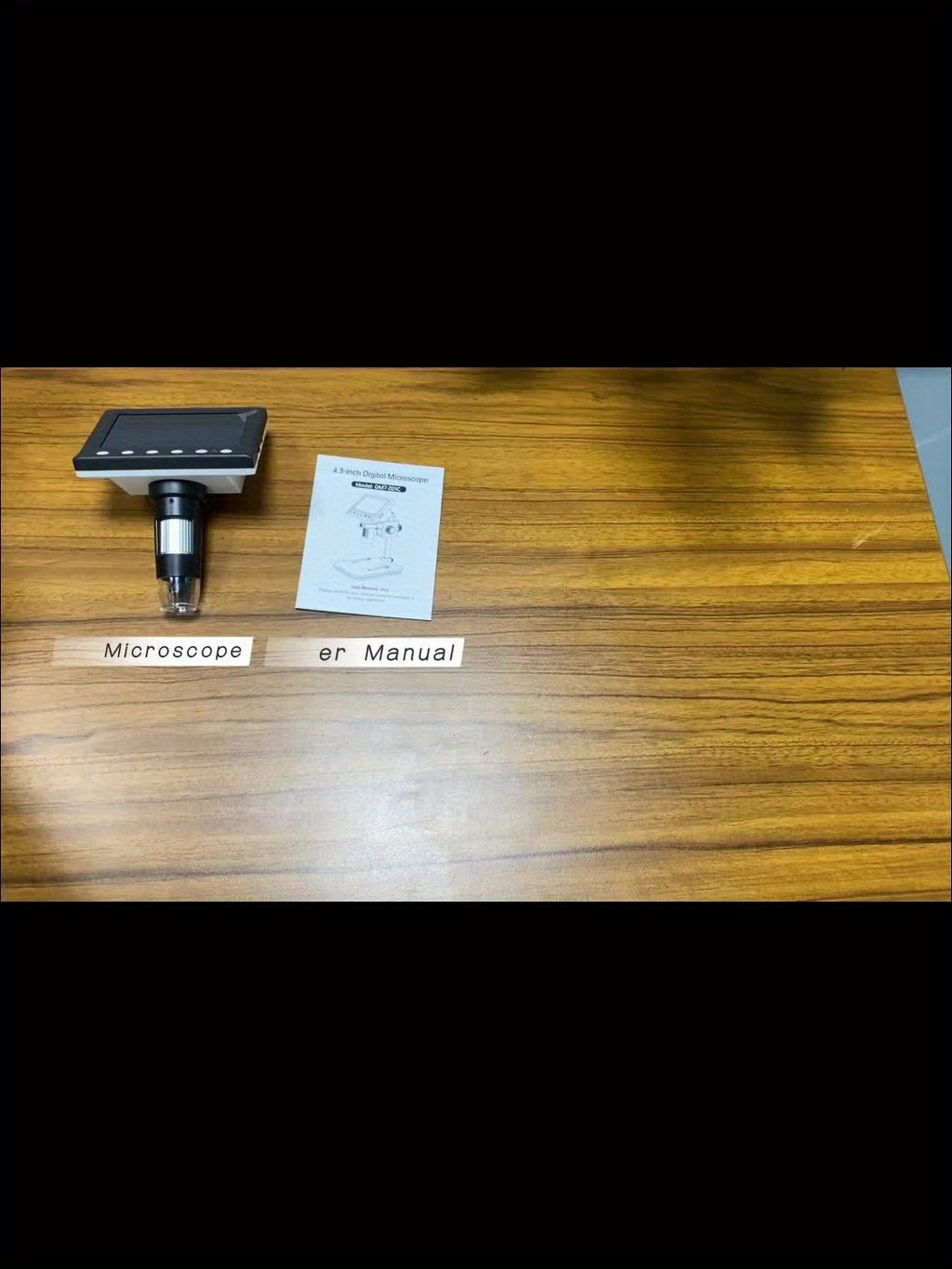 Microscope Professionnelle numérique Digital grossissement jusqu'à 1000 fois, avec Écran LCD couleur 4,3’’pouces